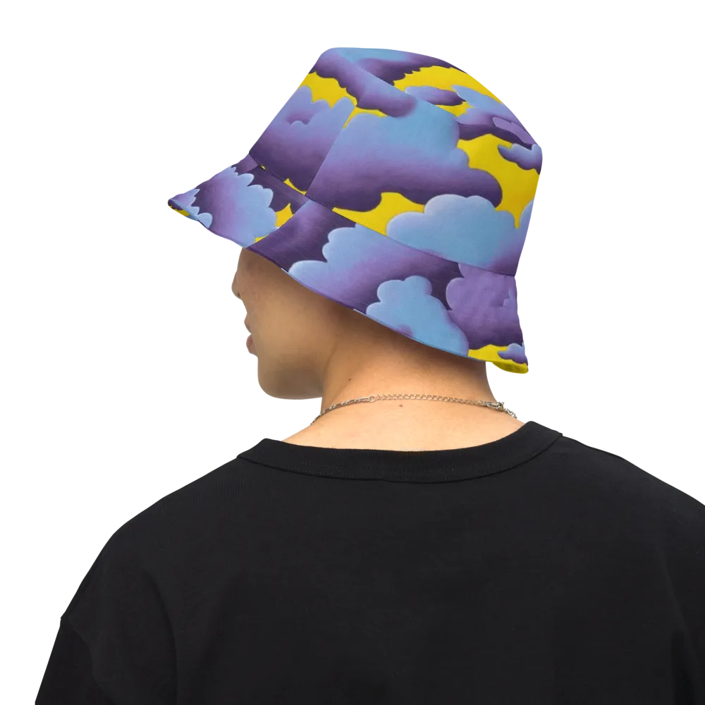 Electric Storm on Reversible Bucket Hat — Back Inside
