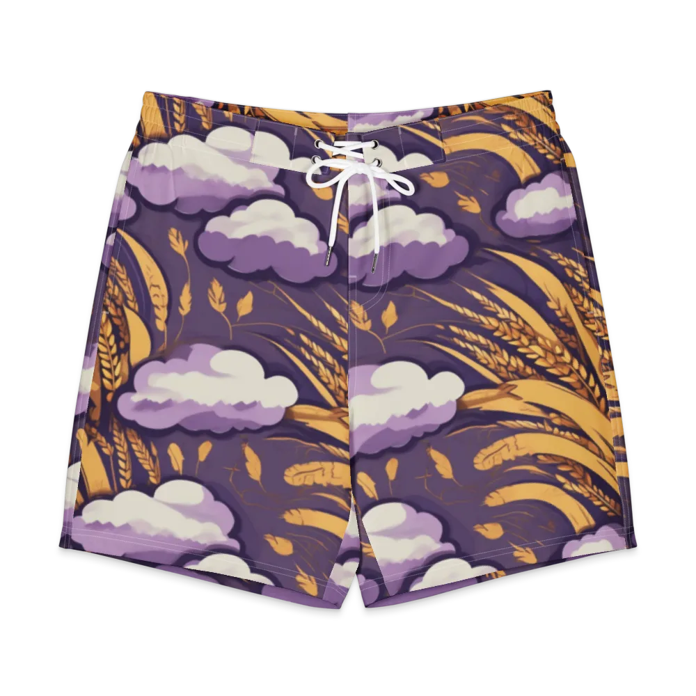 Harvest Moonlight on Men's Board Shorts — Front