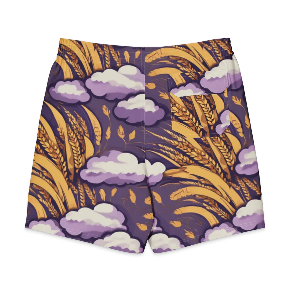 Harvest Moonlight on Men's Board Shorts — Back