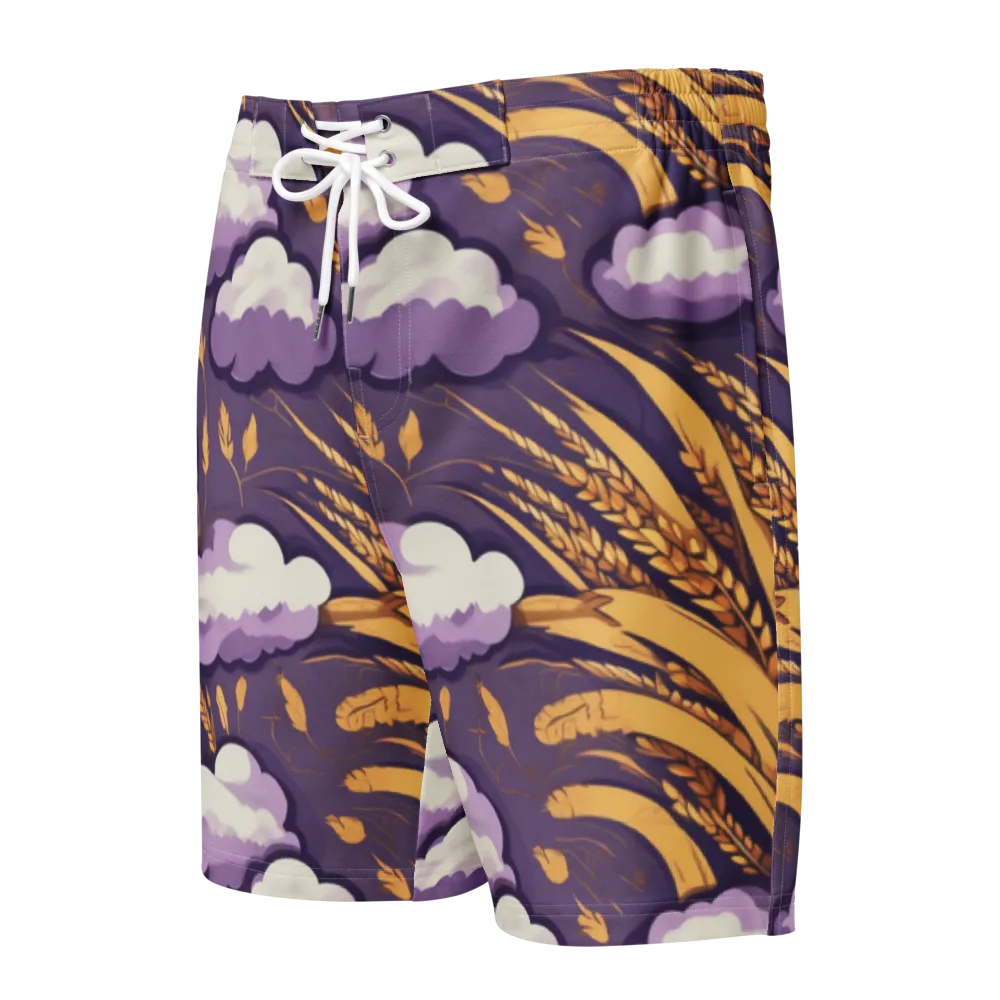 Harvest Moonlight on Men's Board Shorts — Front