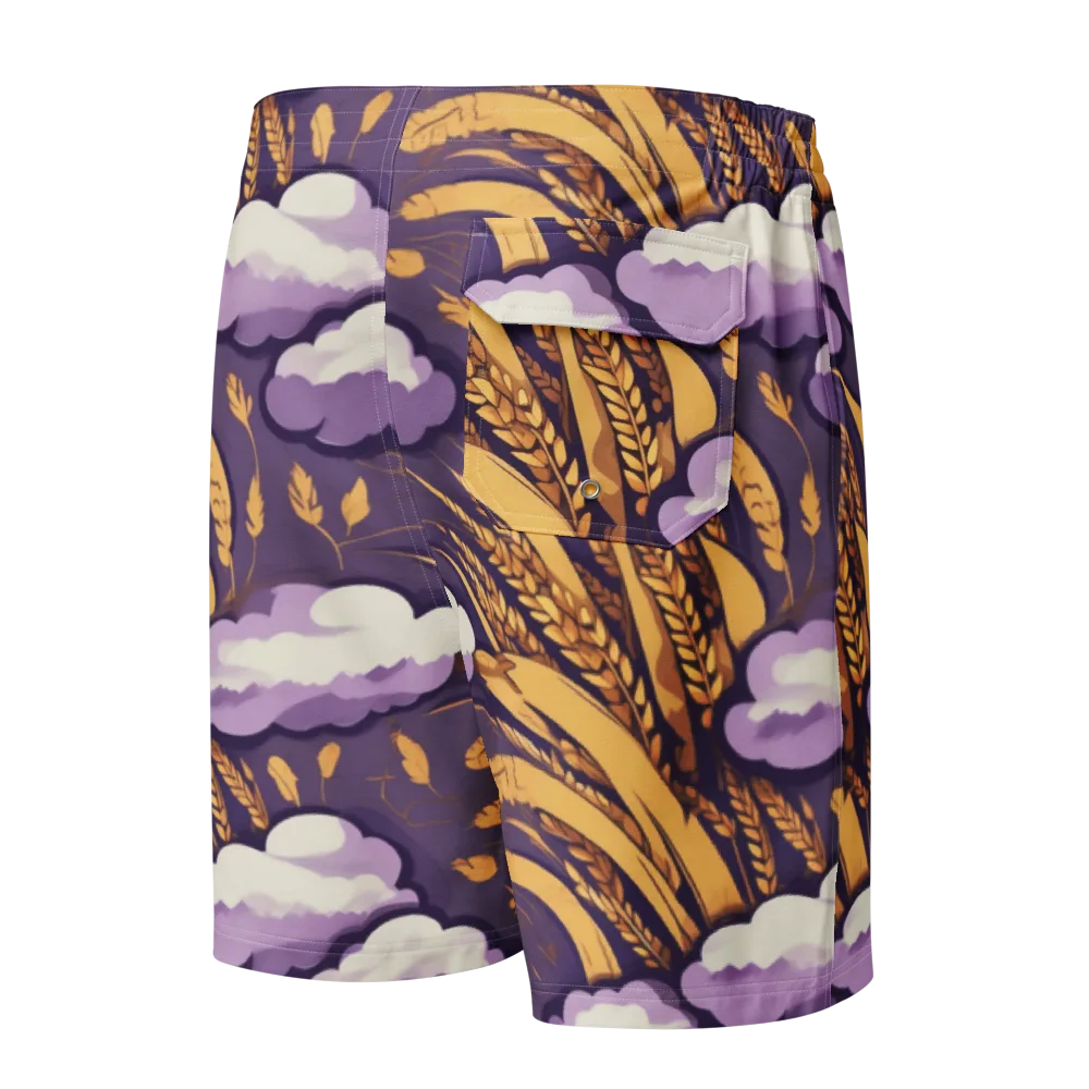 Harvest Moonlight on Men's Board Shorts — Back