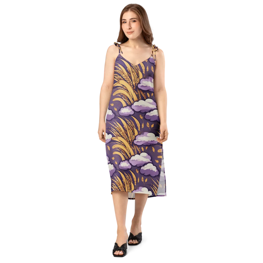 Harvest Moonlight on Slip Dress — Front