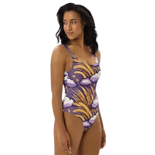 Harvest Moonlight on a One-Piece Swimsuit