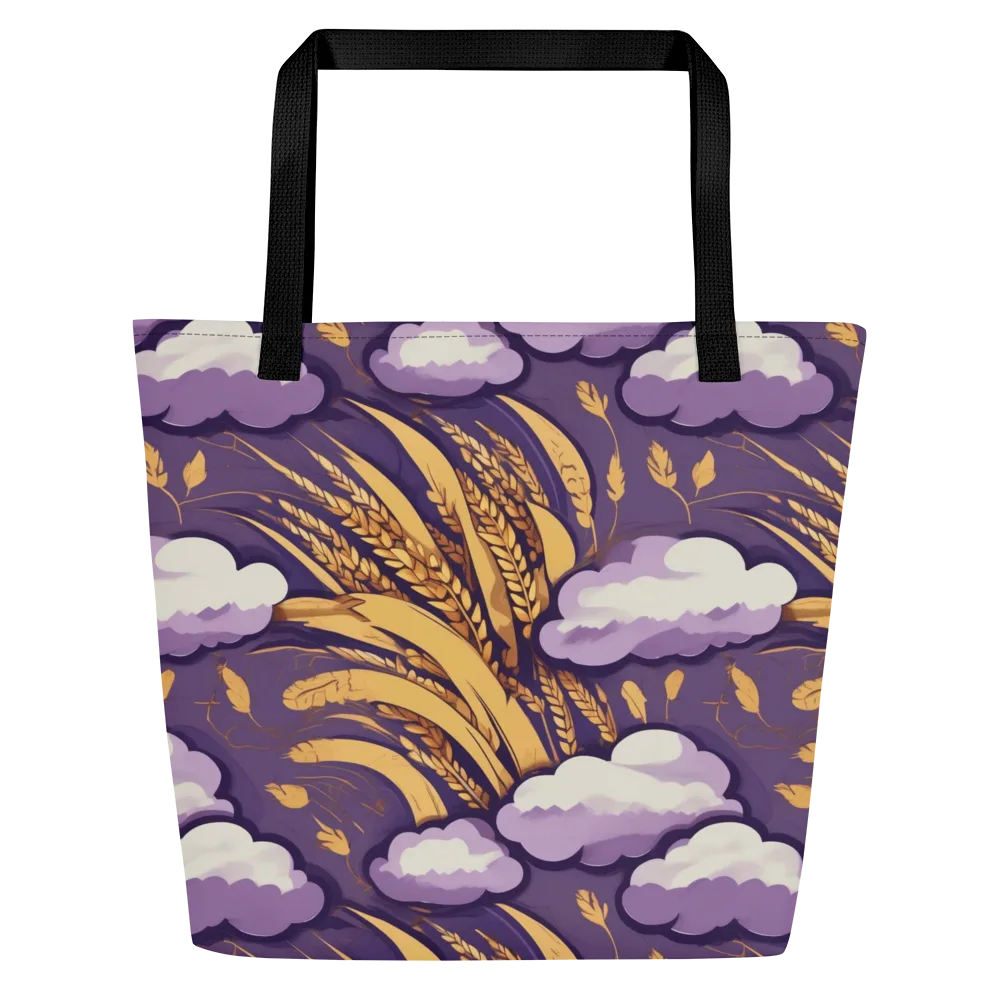 Harvest Moonlight on Large Tote Bag W/ Pocket — Front