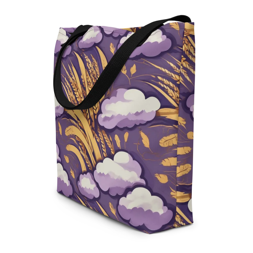 Harvest Moonlight on Large Tote Bag W/ Pocket — Front