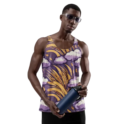 Harvest Moonlight on a Men's Tank Top