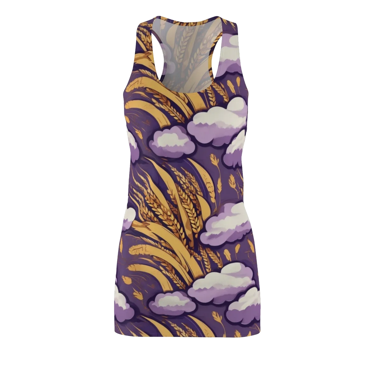 Harvest Moonlight on Racerback Dress — Front