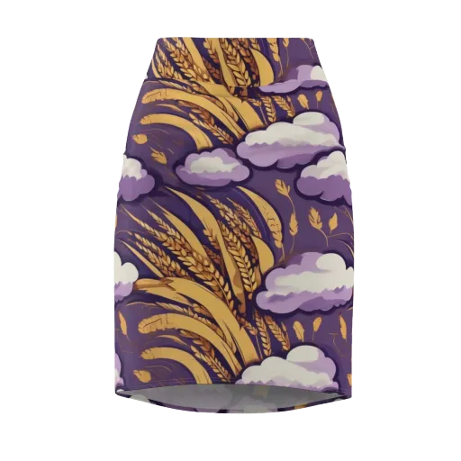 Harvest Moonlight on a Pencil Skirt