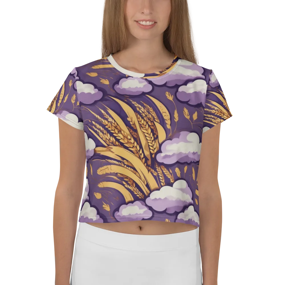 Harvest Moonlight on Crop Tee — Front