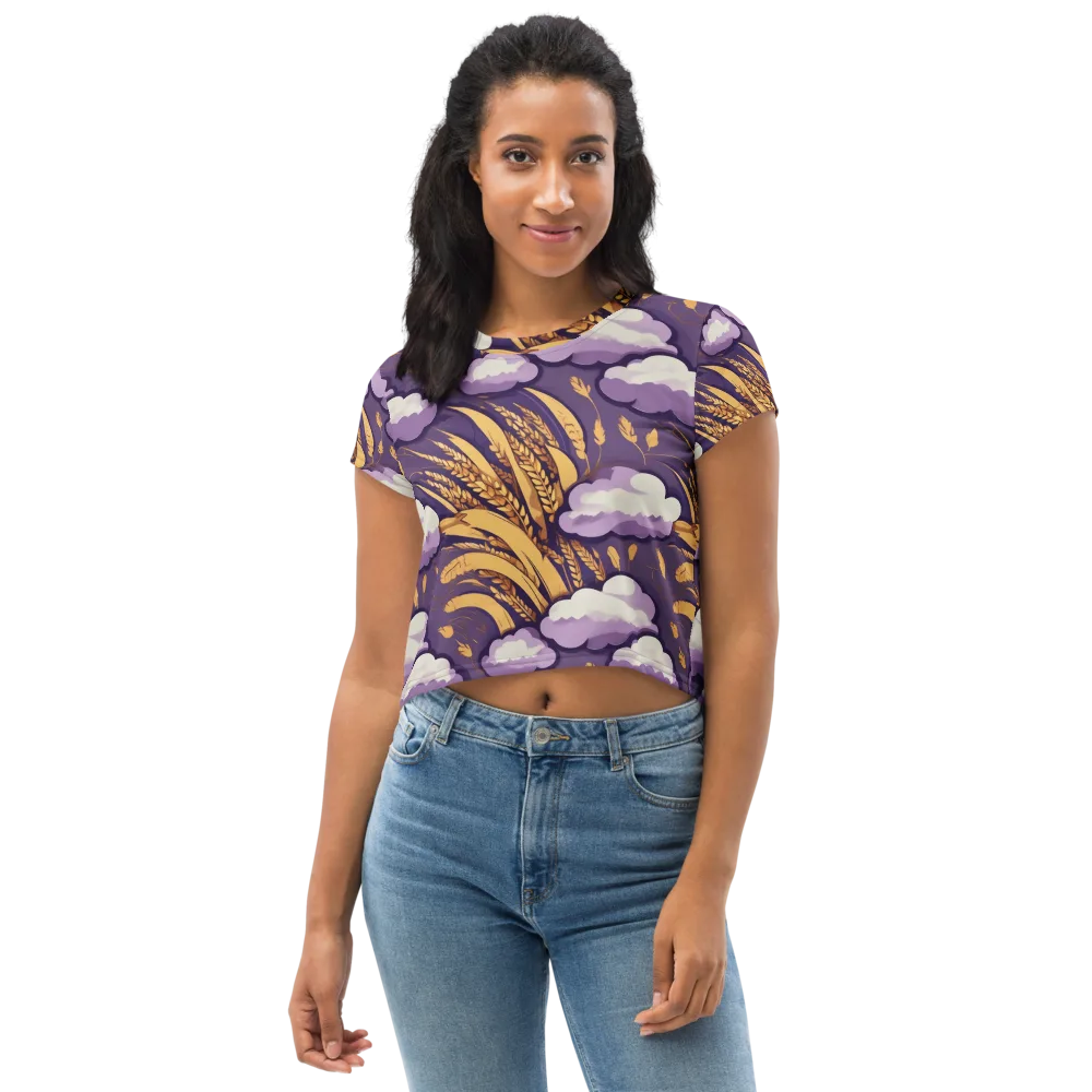 Harvest Moonlight on Crop Tee — Front