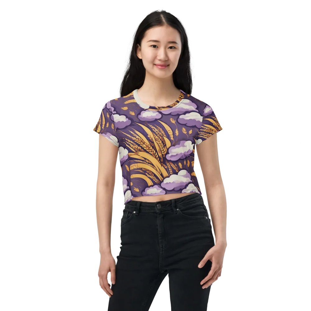 Harvest Moonlight on Crop Tee — Front