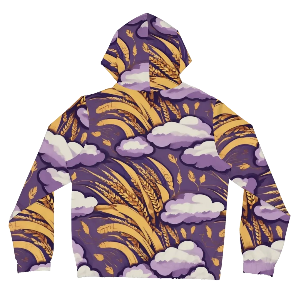 Harvest Moonlight on Women's Full-Zip Hoodie — Back