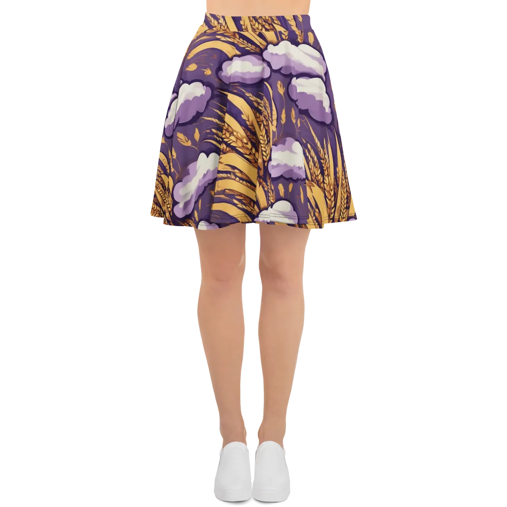 Harvest Moonlight on Skater Skirt — Front