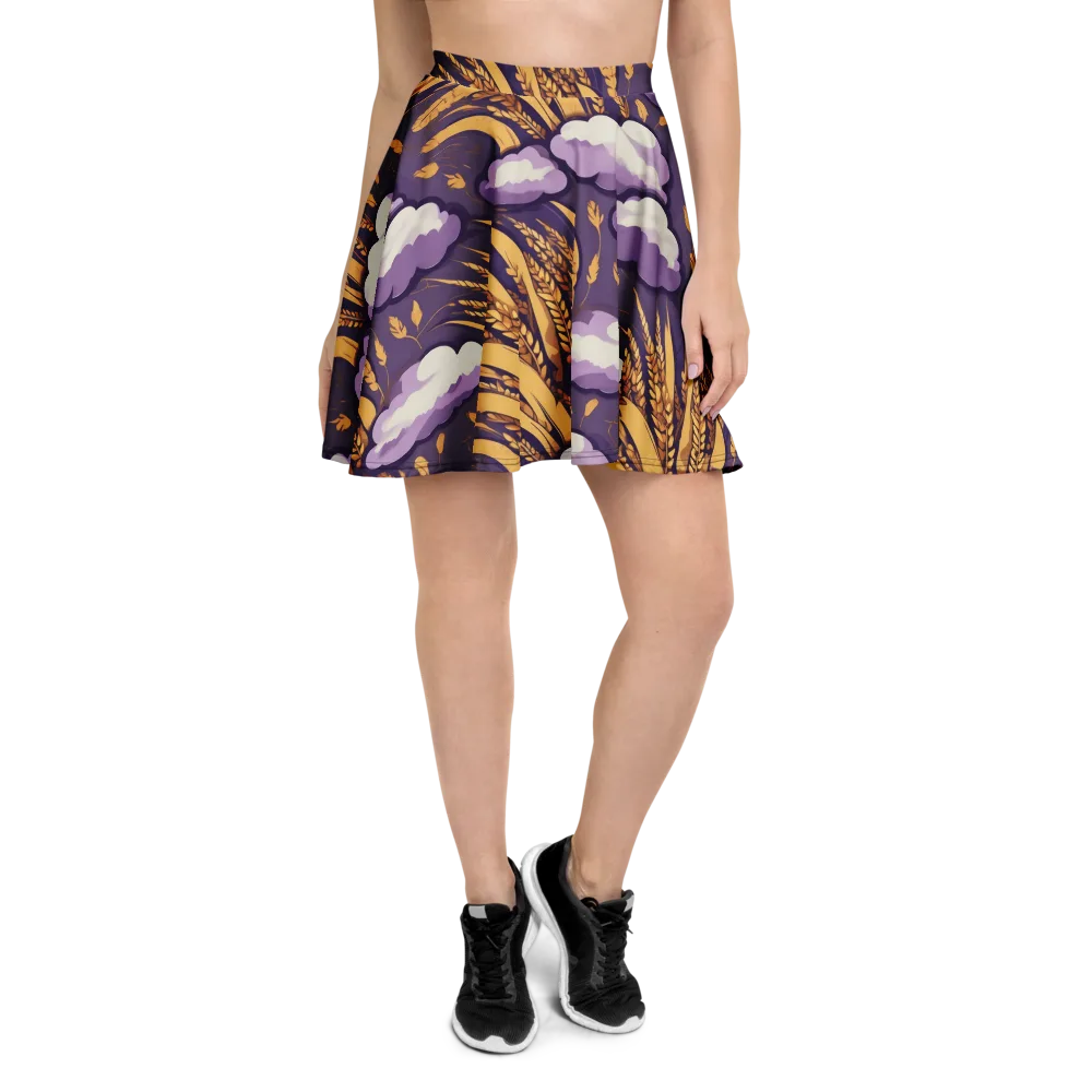Harvest Moonlight on Skater Skirt — Front