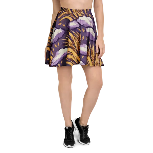 Harvest Moonlight on a Skater Skirt