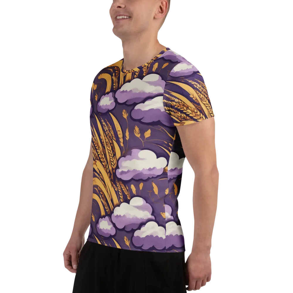Harvest Moonlight on Men's Athletic T-Shirt — Left
