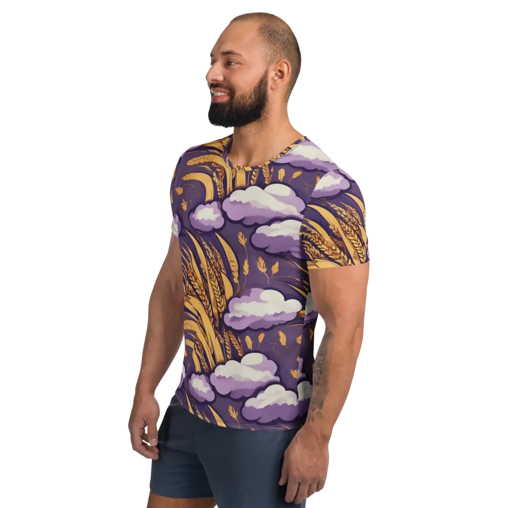 Harvest Moonlight on Men's Athletic T-Shirt — Left