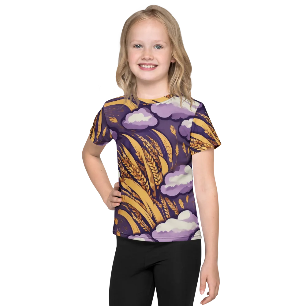 Harvest Moonlight on Kids Crew Neck T-Shirt — Front