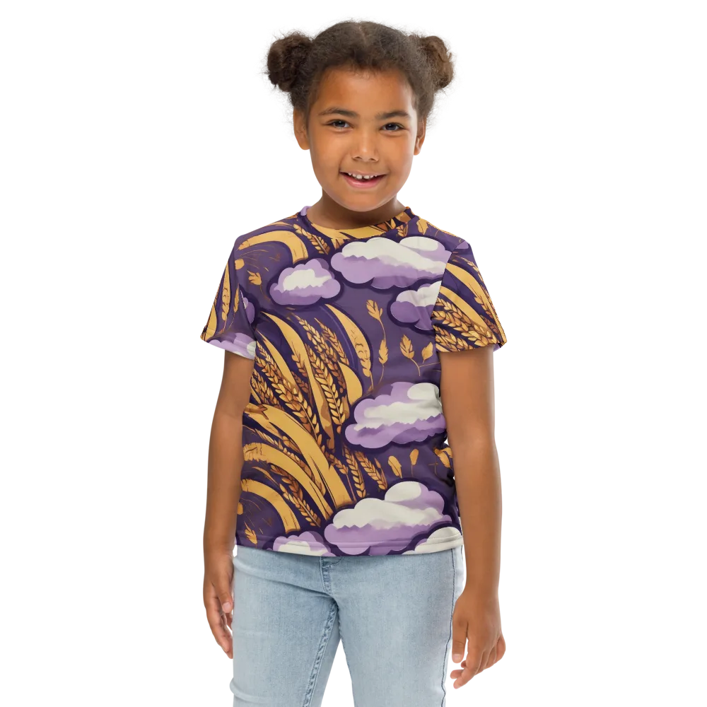 Harvest Moonlight on Kids Crew Neck T-Shirt — Front