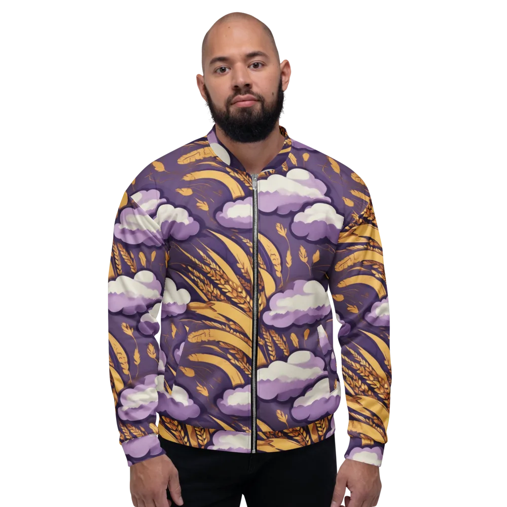 Harvest Moonlight on Bomber Jacket — Front