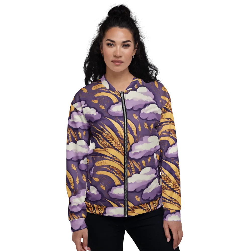 Harvest Moonlight on Bomber Jacket — Front