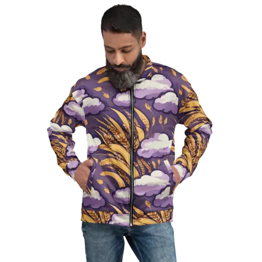 Harvest Moonlight on a Bomber Jacket