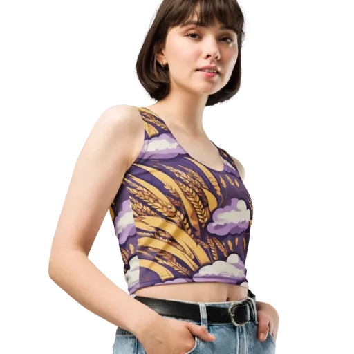 Harvest Moonlight on a Crop Top