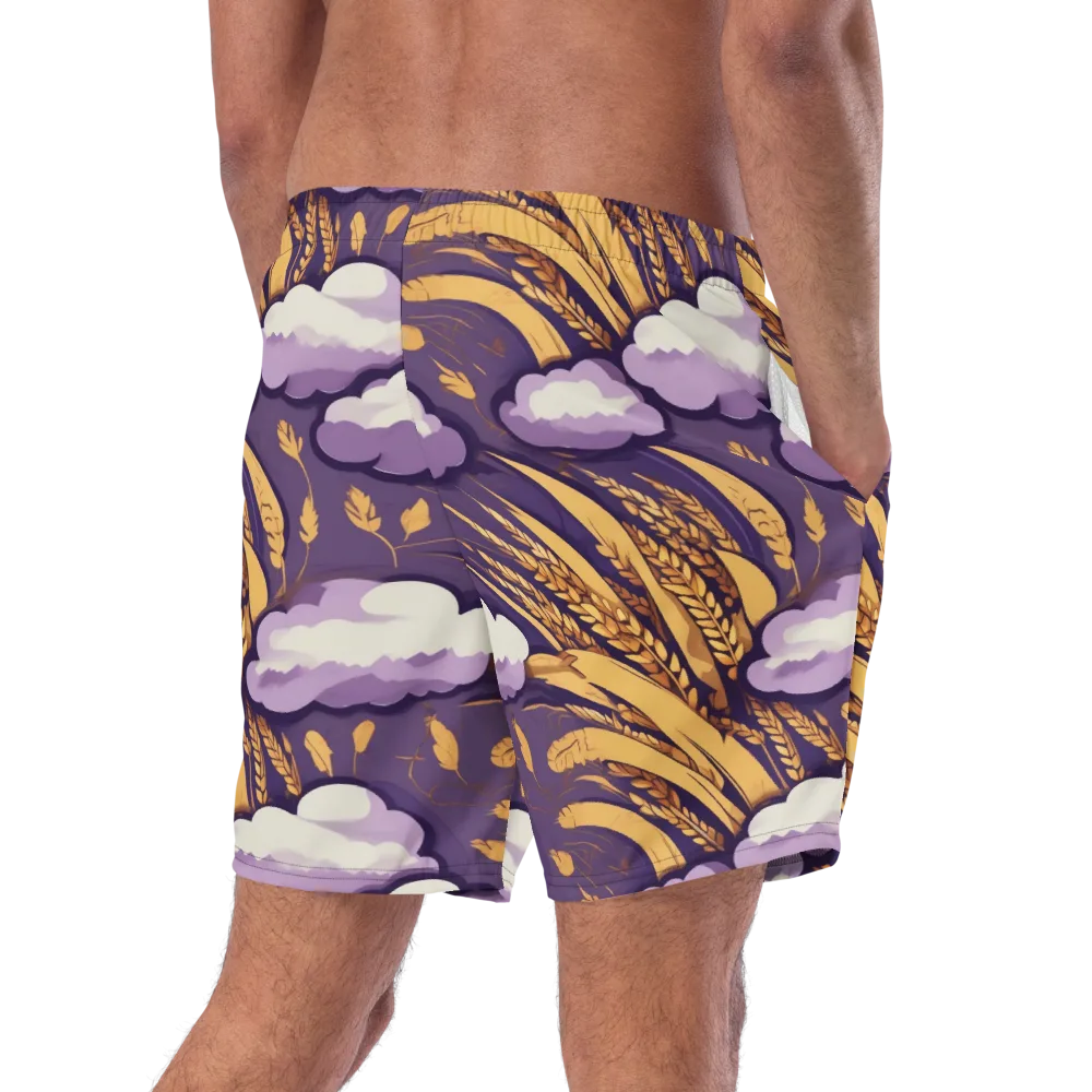 Harvest Moonlight on Swim Trunks — Right Back