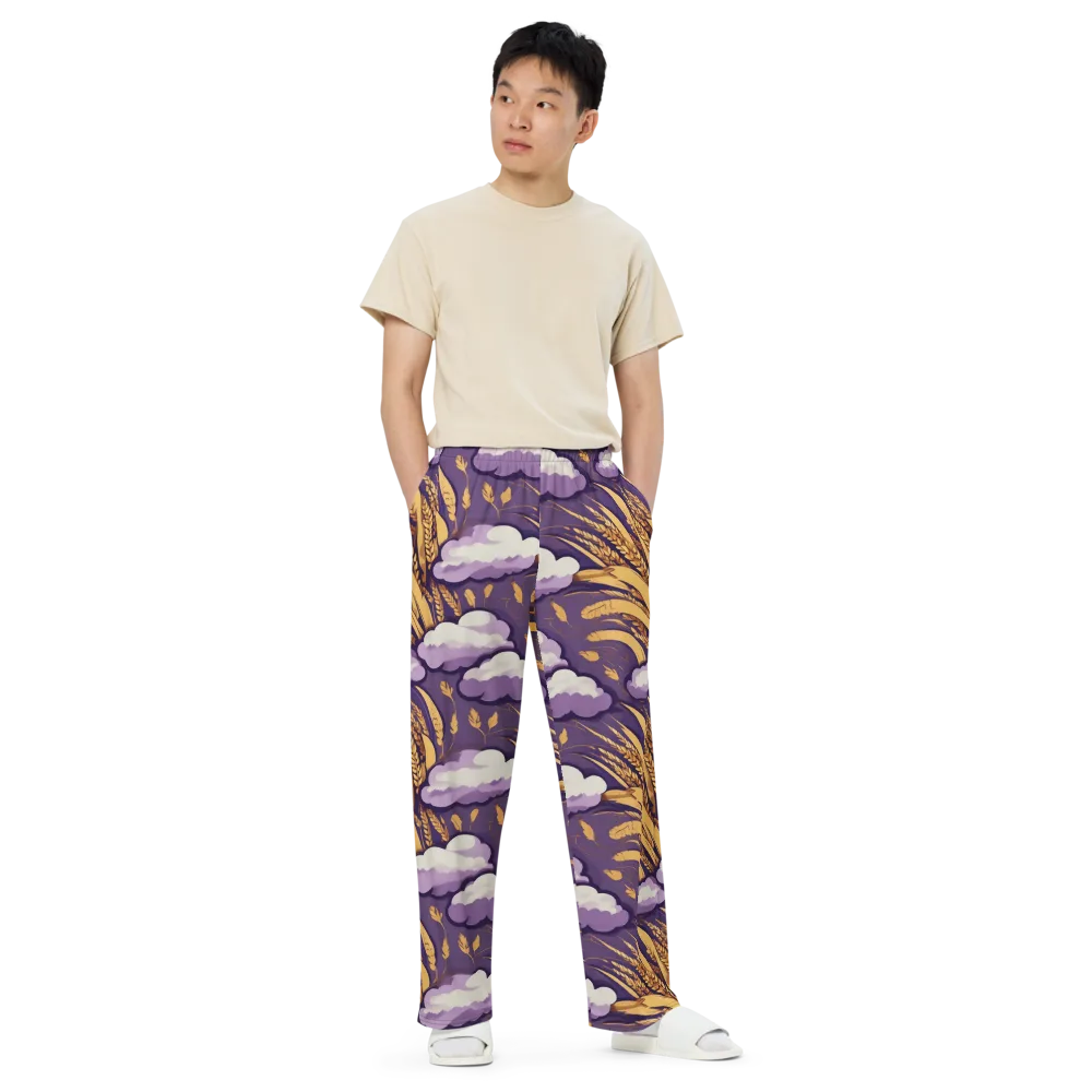 Harvest Moonlight on Wide-Leg Pants — Front