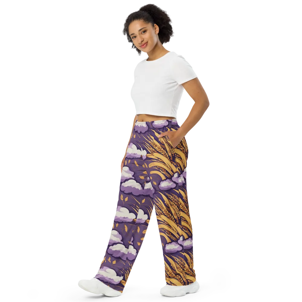 Harvest Moonlight on Wide-Leg Pants — Left Front