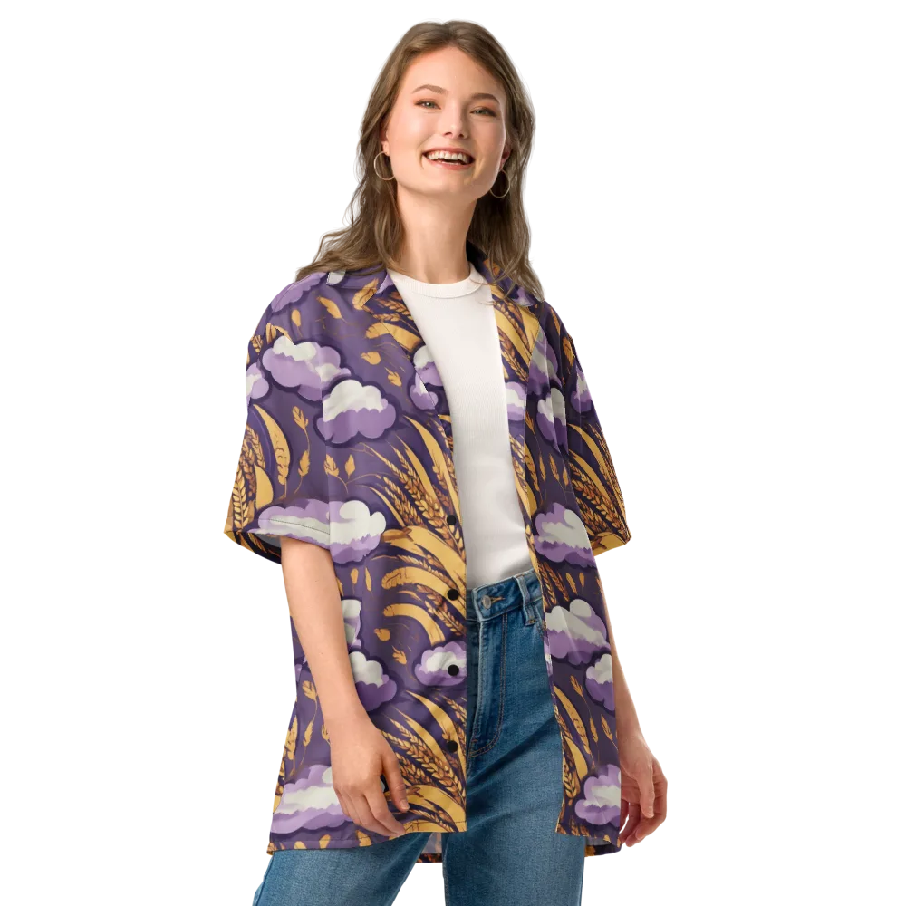 Harvest Moonlight on Button Shirt — Front