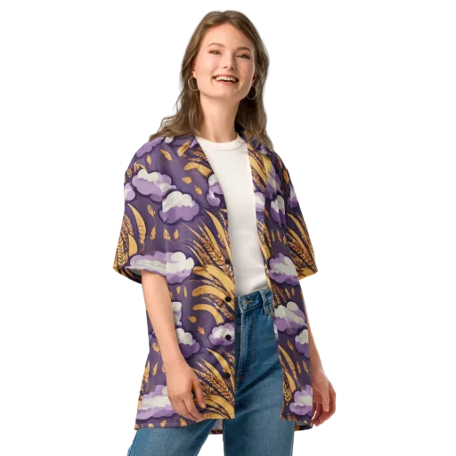 Harvest Moonlight on a Button Shirt