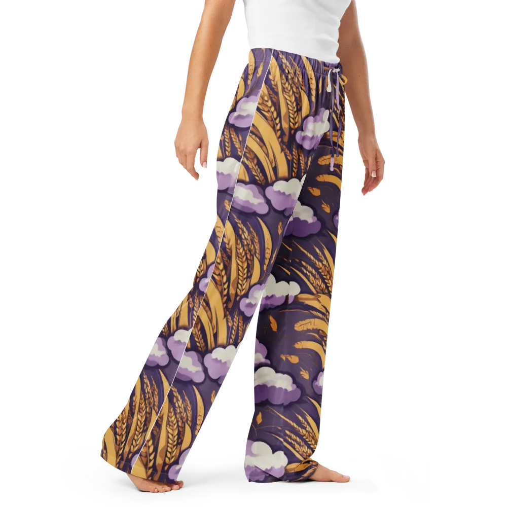 Harvest Moonlight on Women's Pajama Pants — Right Front