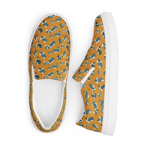 Mustard Prowl on a Men's Slip-On Canvas Shoes