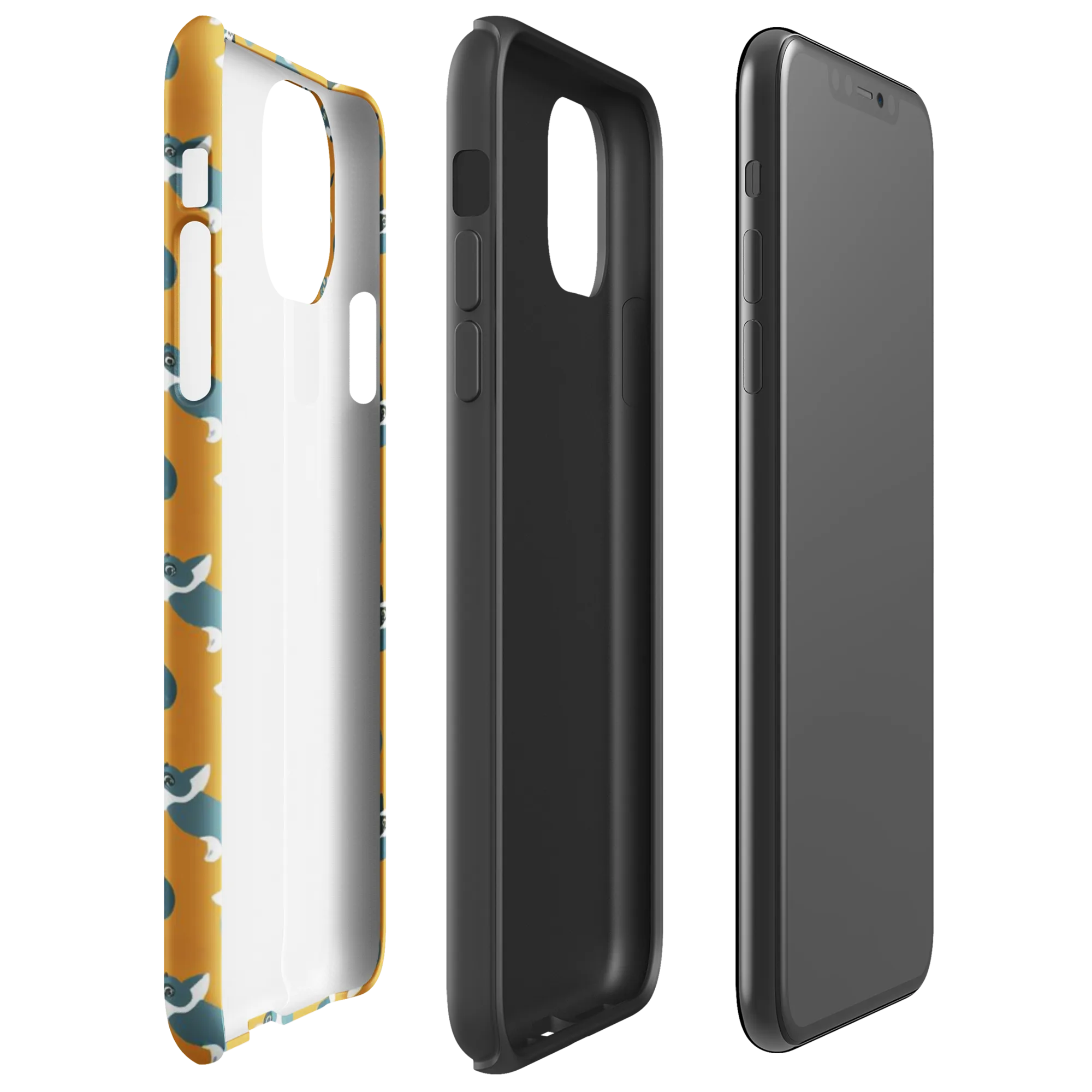 Mustard Prowl on Tough Case for iPhone® — Right