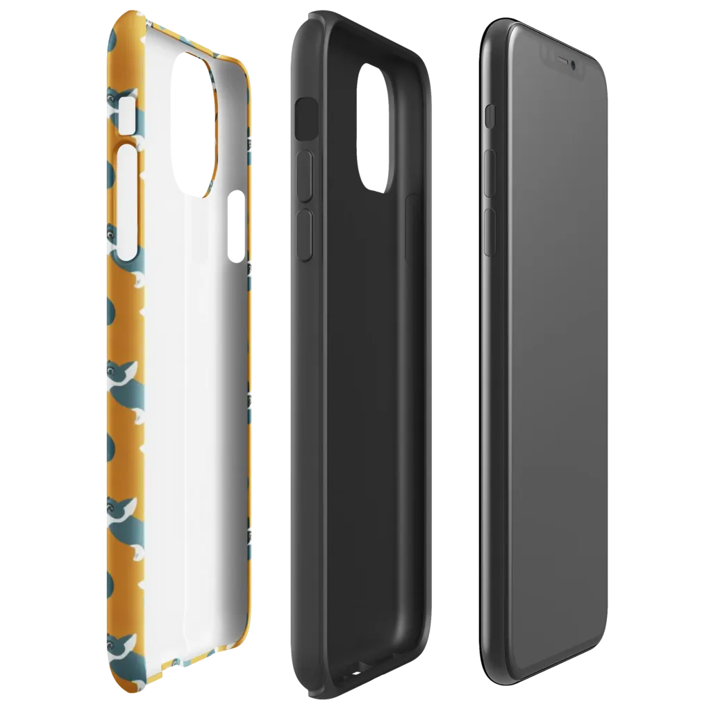 Mustard Prowl on Tough Case for iPhone® — Right