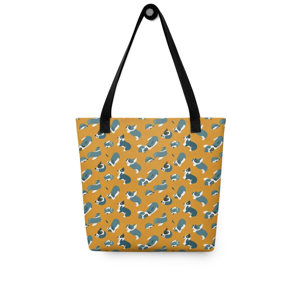 Mustard Prowl on Tote Bag — Front
