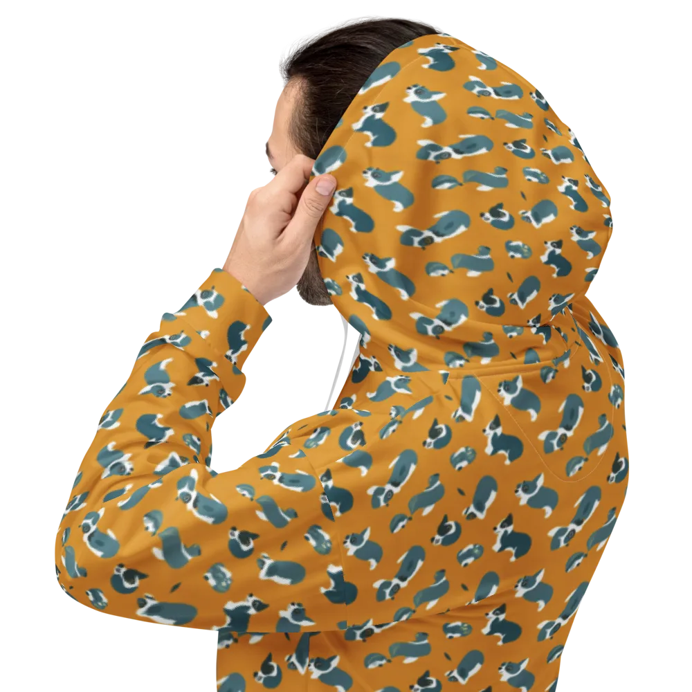 Mustard Prowl on Hoodie — Back
