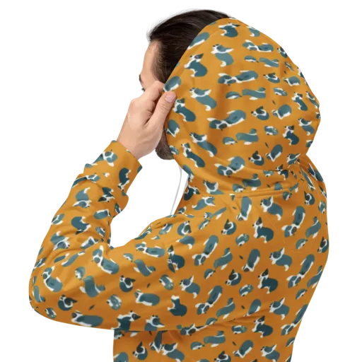 Mustard Prowl on a Hoodie