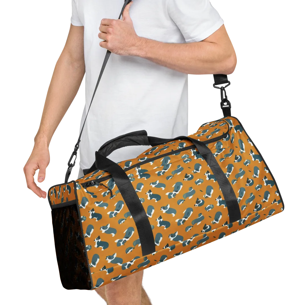 Mustard Prowl on Duffle Bag — Right Front