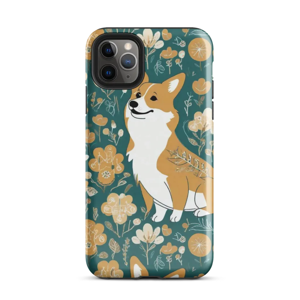 Marigold Corgi on Tough Case for iPhone® — Front