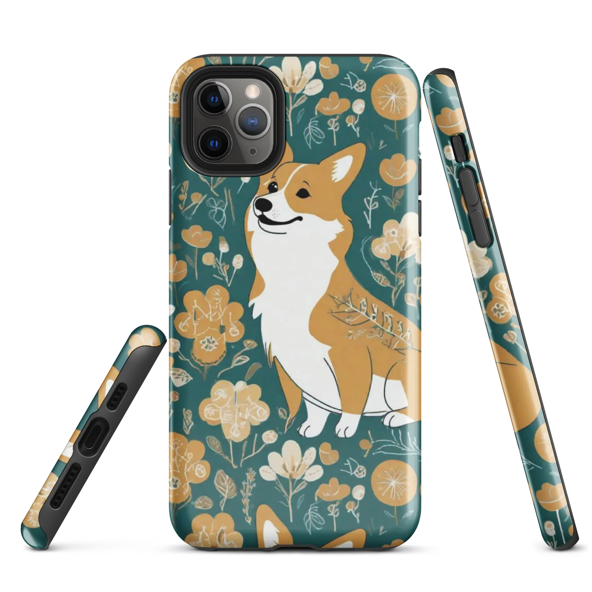 Marigold Corgi on Tough Case for iPhone® — Front