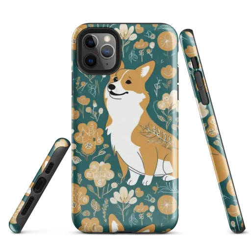 Marigold Corgi on a Tough Case for iPhone®