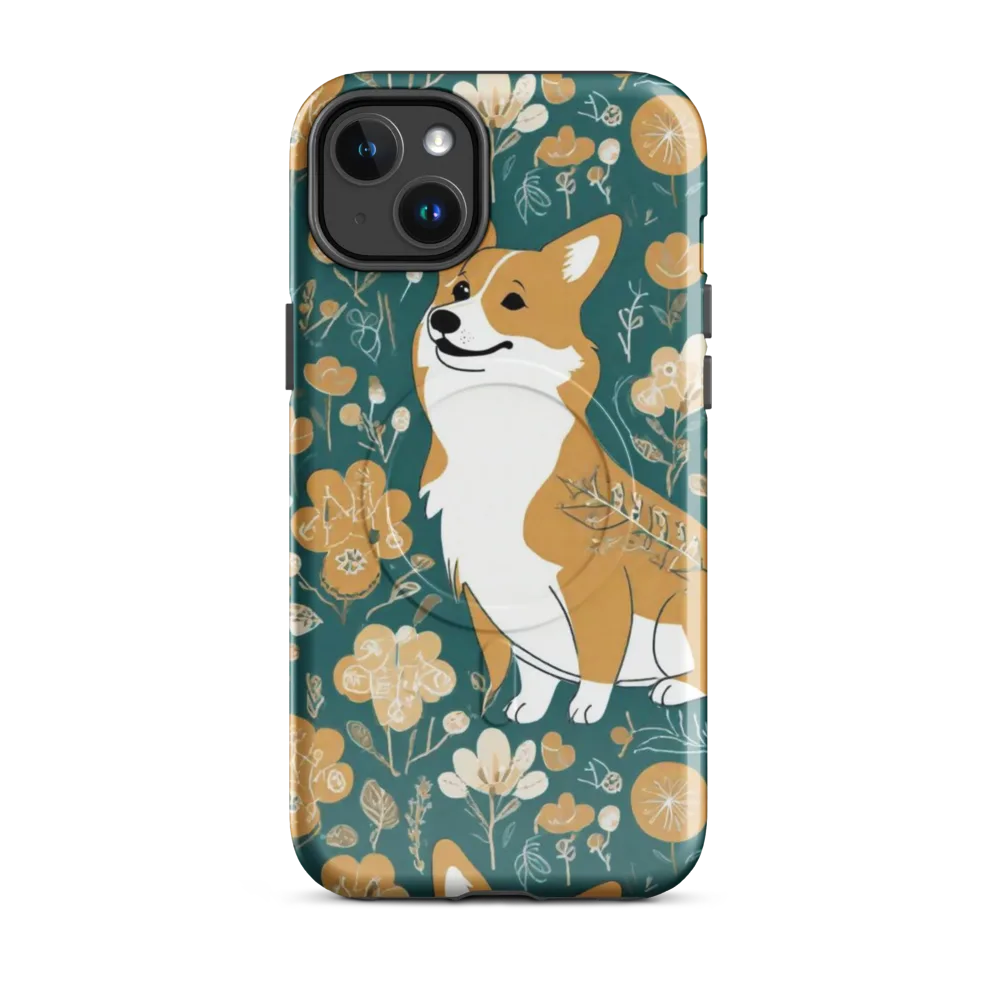 Marigold Corgi on MagSafe Tough Case for iPhone® — Front
