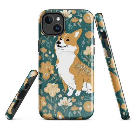 Marigold Corgi on a MagSafe Tough Case for iPhone®