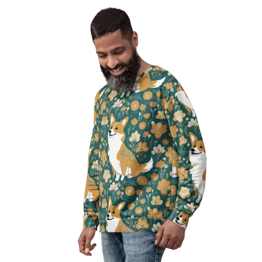 Marigold Corgi on a Sweatshirt