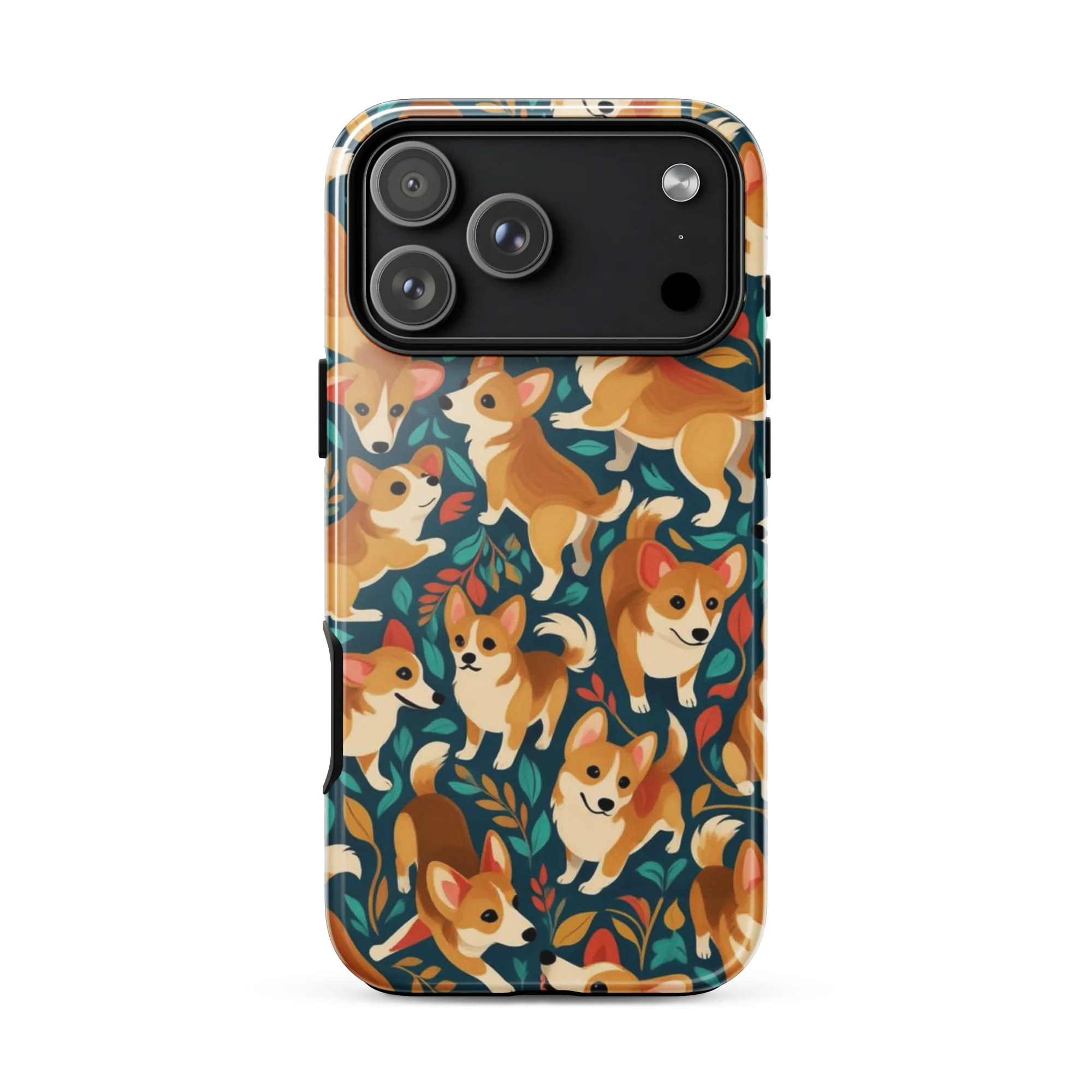 Woodland Corgis on Tough Case for iPhone® — Front