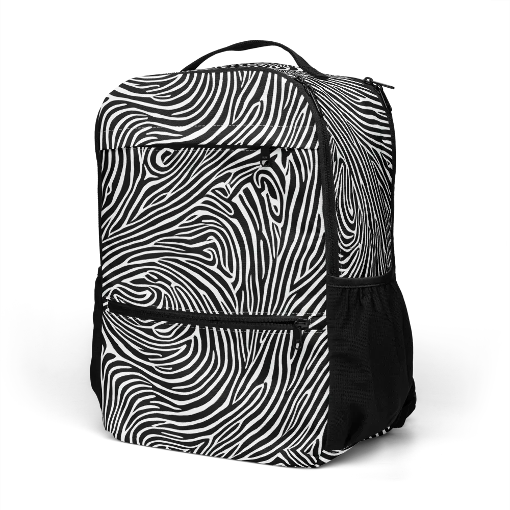 Zebra Current on Utility Backpack — Left Front