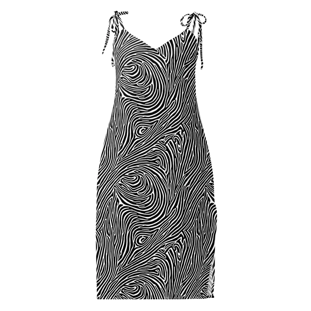 Zebra Current on Slip Dress — Front