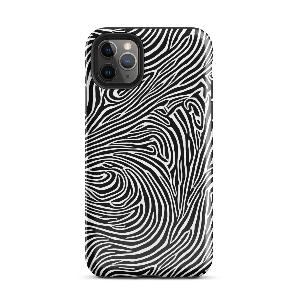 Zebra Current on Tough Case for iPhone® — Front